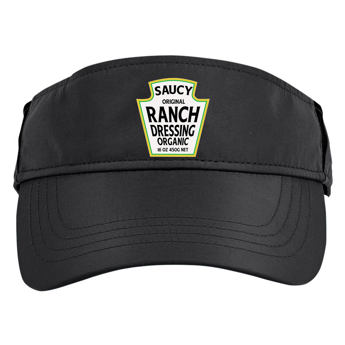 Saucy Original Ranch Dressing Costume Adult Drive Performance Visor