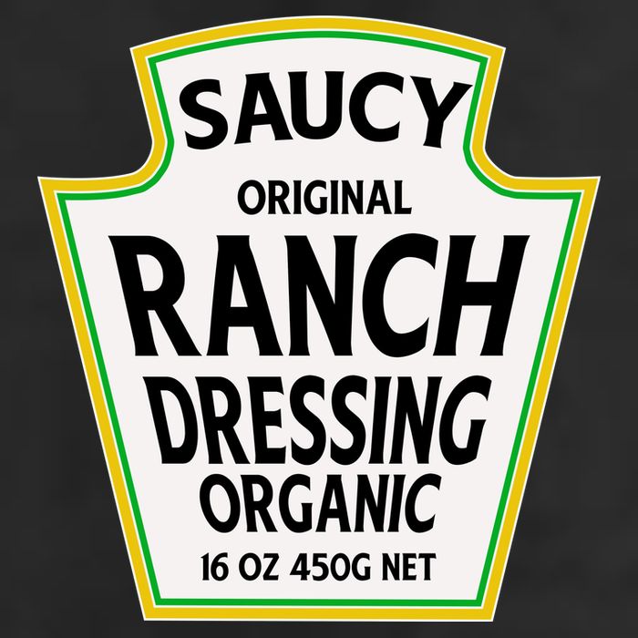 Saucy Original Ranch Dressing Costume Adult Drive Performance Visor
