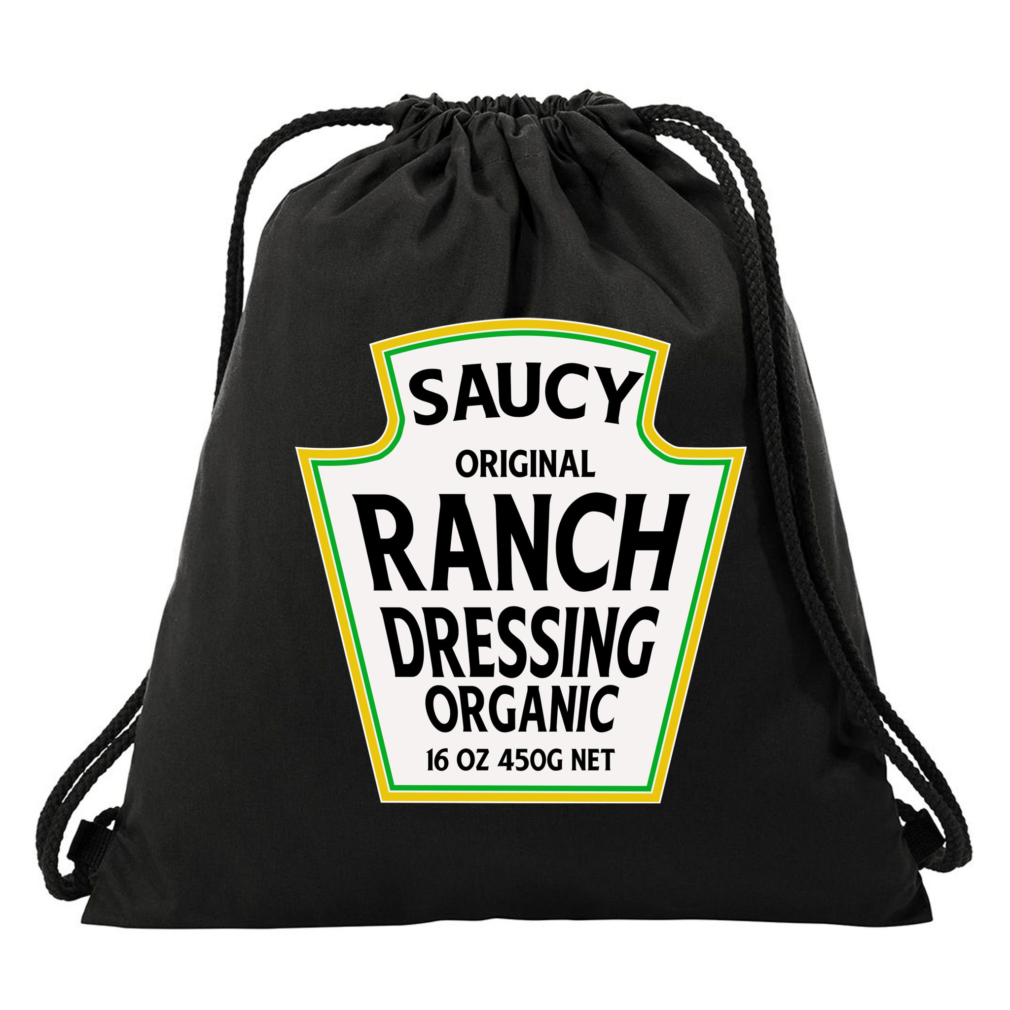 Saucy Original Ranch Dressing Costume Drawstring Bag