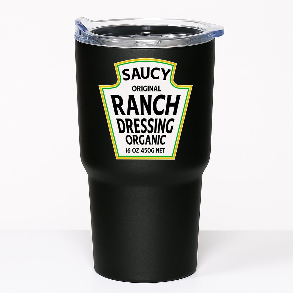Saucy Original Ranch Dressing Costume Tumbler