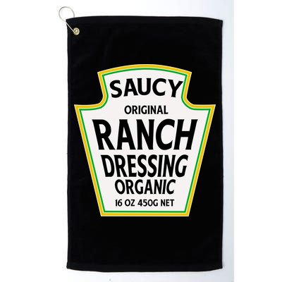 Saucy Original Ranch Dressing Costume Golf Towel