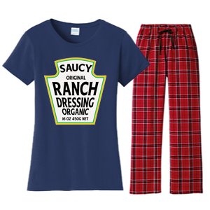 Saucy Original Ranch Dressing Costume Women's Flannel Pajama Set