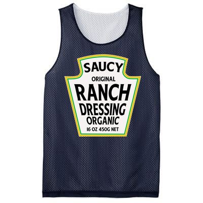 Saucy Original Ranch Dressing Costume Mesh Reversible Basketball Jersey Tank