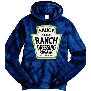 Saucy Original Ranch Dressing Costume Tie Dye Hoodie