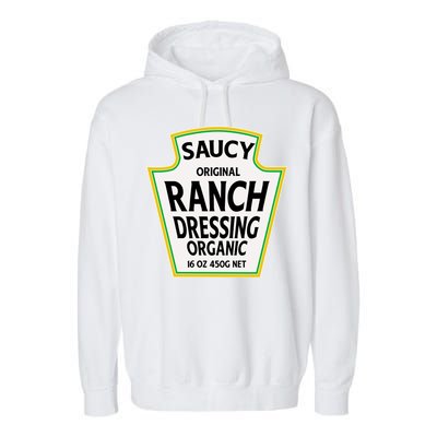 Saucy Original Ranch Dressing Costume Garment-Dyed Fleece Hoodie