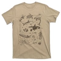 Sea Animal Vintage 90s Tattoo T-Shirt