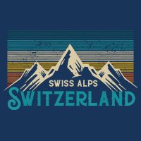 Switzerland Alps Vintage Mountains Swiss Souvenir Gift T-Shirt
