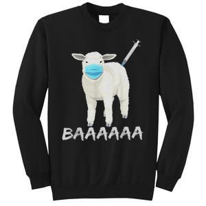 Sheeple Anti Vaccine And Mask Sweatshirt