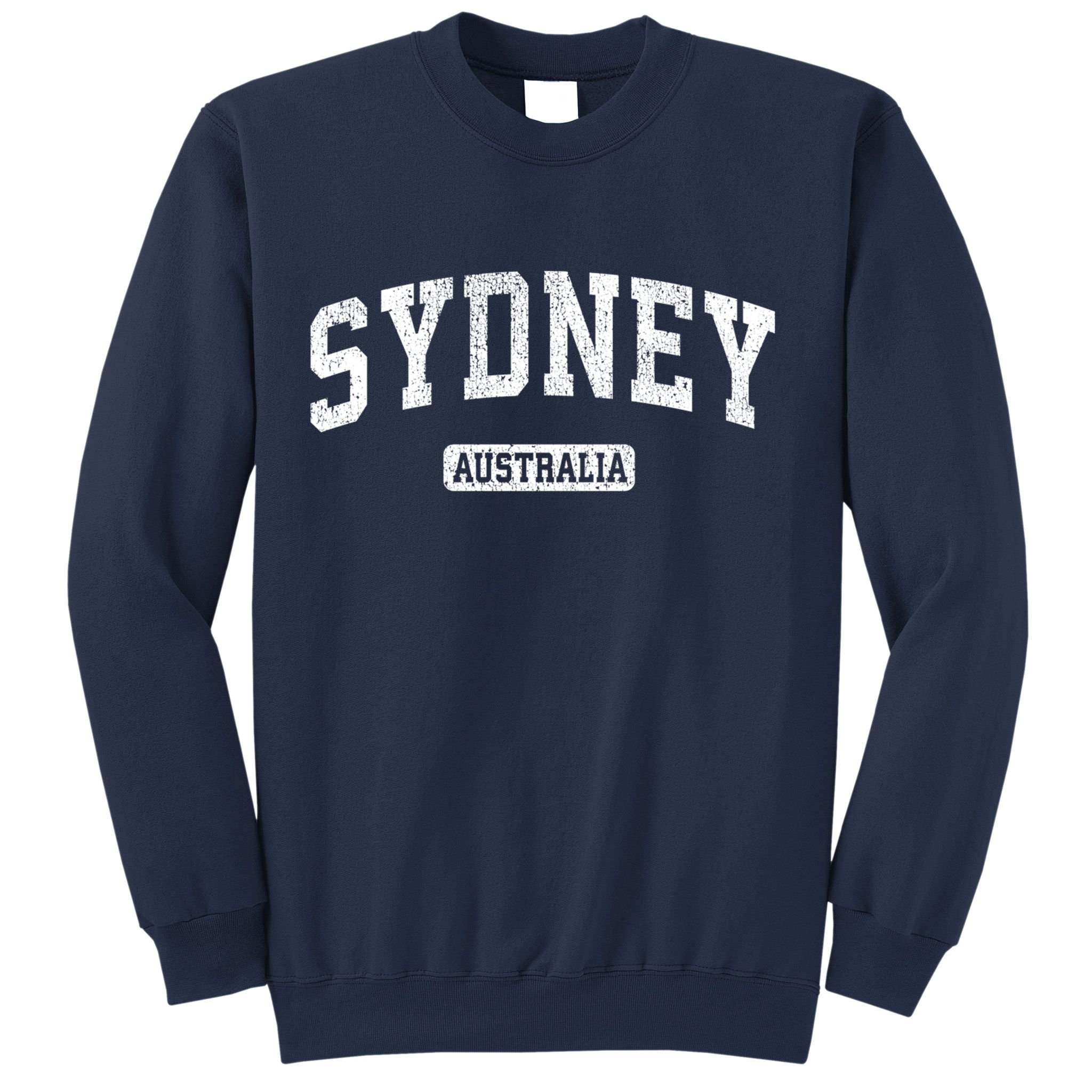 Sydney Australia Vintage Sports Design Long Sleeve Sweatshirt