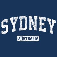Sydney Australia Vintage Sports Design Long Sleeve Sweatshirt