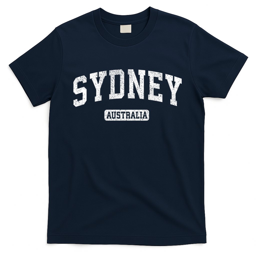 Sydney Australia Vintage Sports Design Long Sleeve T-Shirt