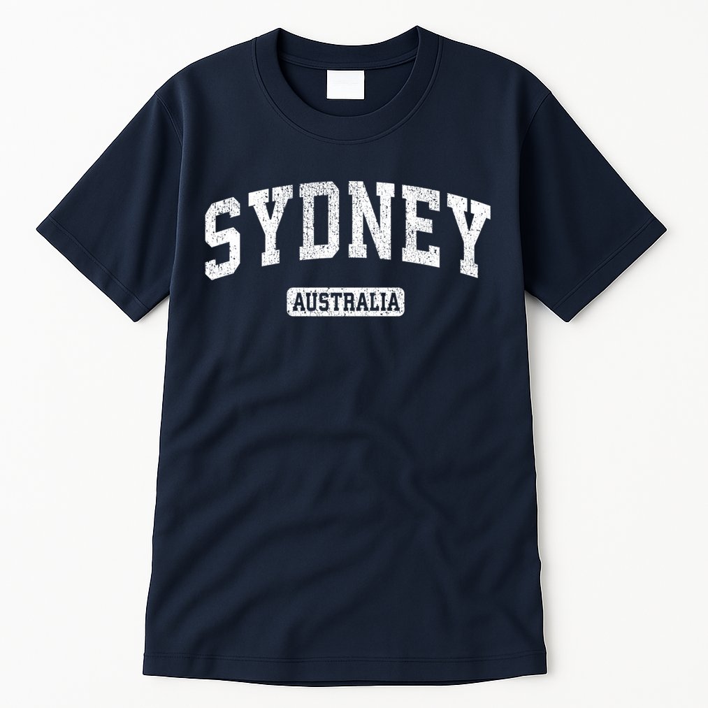 Sydney Australia Vintage Sports Design Long Sleeve Tall T-Shirt