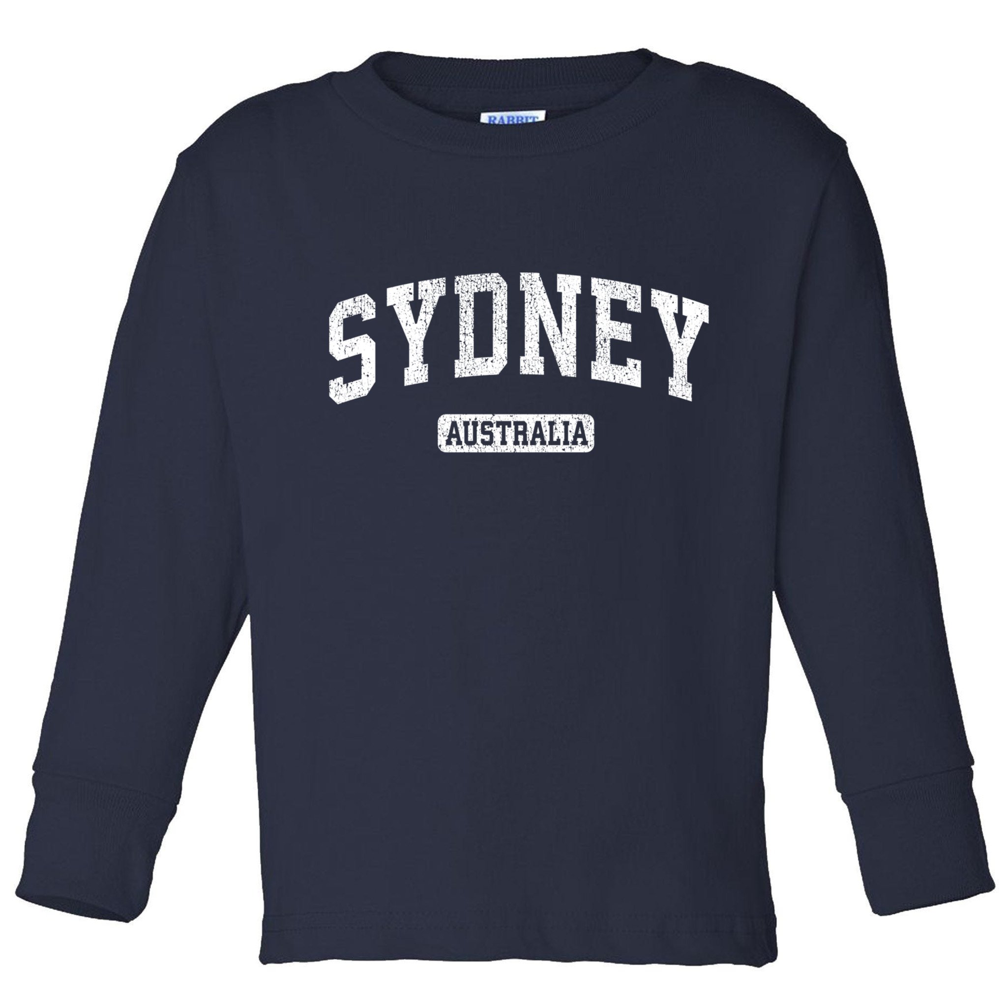 Sydney Australia Vintage Sports Design Long Sleeve Toddler Long Sleeve Shirt