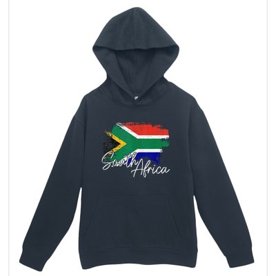 South Africa Vintage Flag South African Pride Roots Urban Pullover Hoodie