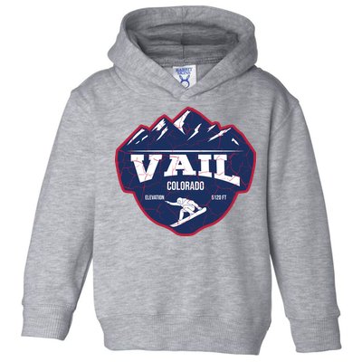 Ski At Vail Colorado Grunge Style Toddler Hoodie