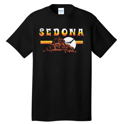 Sedona Arizona Vintage Distressed Bell Rock Hiking Retro Tall T-Shirt