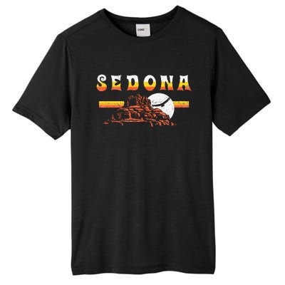 Sedona Arizona Vintage Distressed Bell Rock Hiking Retro Tall Fusion ChromaSoft Performance T-Shirt