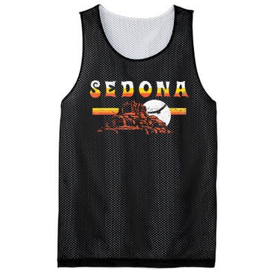 Sedona Arizona Vintage Distressed Bell Rock Hiking Retro Mesh Reversible Basketball Jersey Tank