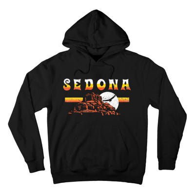 Sedona Arizona Vintage Distressed Bell Rock Hiking Retro Tall Hoodie