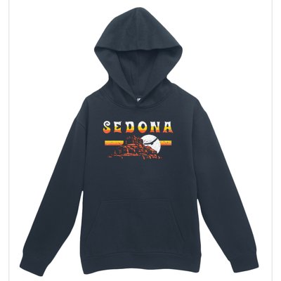 Sedona Arizona Vintage Distressed Bell Rock Hiking Retro Urban Pullover Hoodie