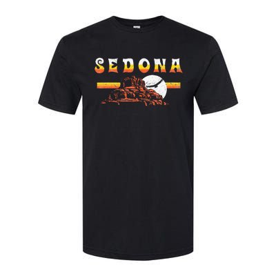 Sedona Arizona Vintage Distressed Bell Rock Hiking Retro Softstyle CVC T-Shirt