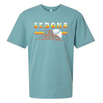 Sedona Arizona Vintage Distressed Bell Rock Hiking Retro Sueded Cloud Jersey T-Shirt