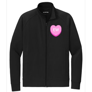 Sarcastic Anti Valentine's Day Funny Valentine's Day Gift Stretch Full-Zip Cadet Jacket