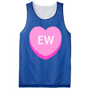 Sarcastic Anti Valentine's Day Funny Valentine's Day Gift Mesh Reversible Basketball Jersey Tank