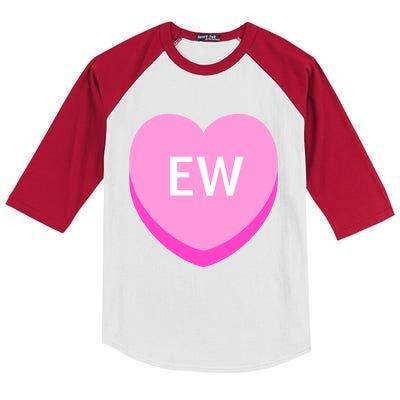 Sarcastic Anti Valentine's Day Funny Valentine's Day Gift Kids Colorblock Raglan Jersey