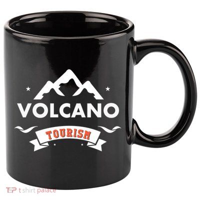 Special Adventure Volcano Tourism Outfit Gift 11oz C Handle Ceramic Mug