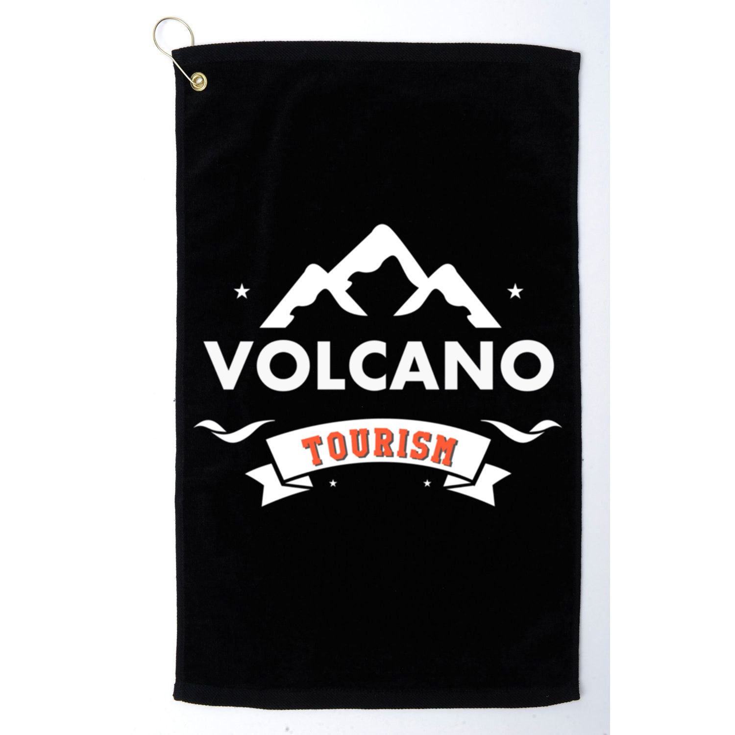 Special Adventure Volcano Tourism Outfit Gift Golf Towel