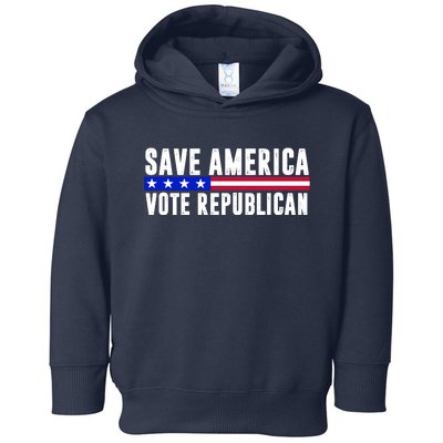 Save America Vote Republican Vintage Toddler Hoodie