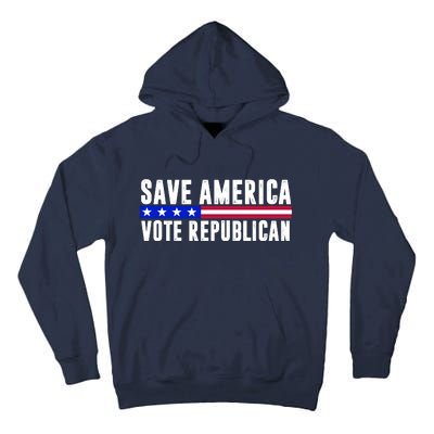 Save America Vote Republican Vintage Tall Hoodie