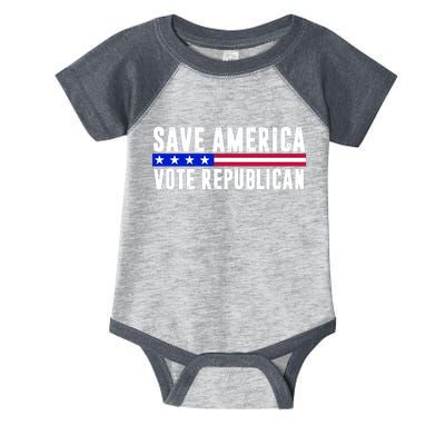 Save America Vote Republican Vintage Infant Baby Jersey Bodysuit