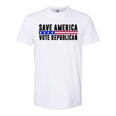 Save America Vote Republican Vintage Softstyle CVC T-Shirt