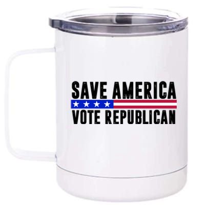 Save America Vote Republican Vintage 12 oz Stainless Steel Tumbler Cup