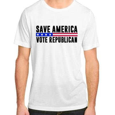 Save America Vote Republican Vintage Adult ChromaSoft Performance T-Shirt