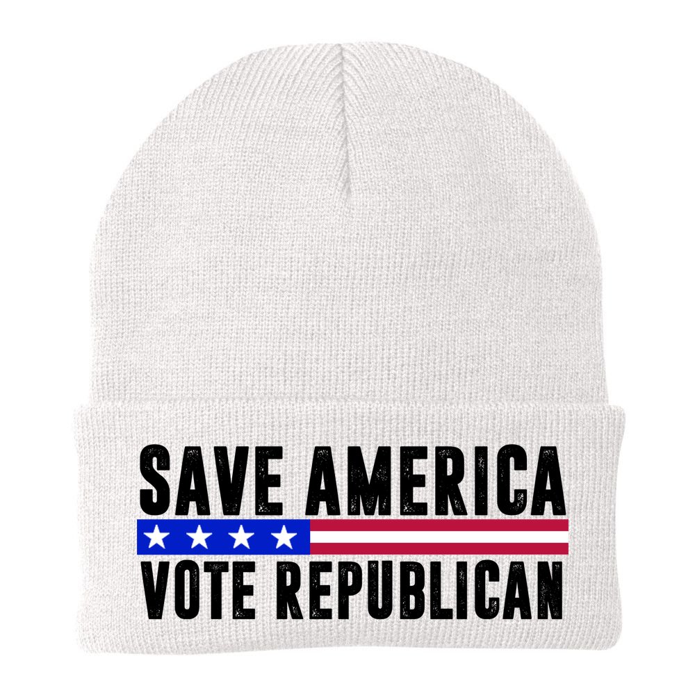Save America Vote Republican Vintage Beanie