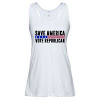 Save America Vote Republican Vintage Ladies Essential Flowy Tank