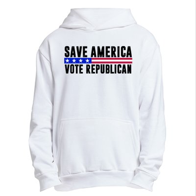 Save America Vote Republican Vintage Urban Pullover Hoodie