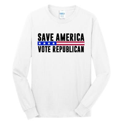 Save America Vote Republican Vintage Tall Long Sleeve T-Shirt