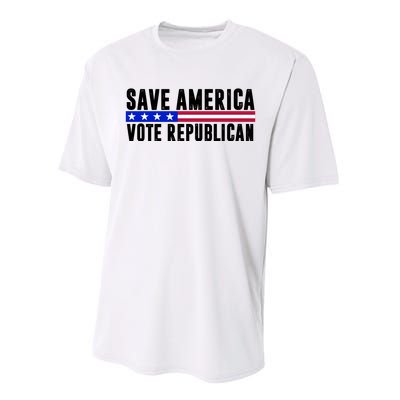 Save America Vote Republican Vintage Performance Sprint T-Shirt