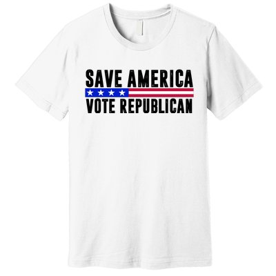 Save America Vote Republican Vintage Premium T-Shirt