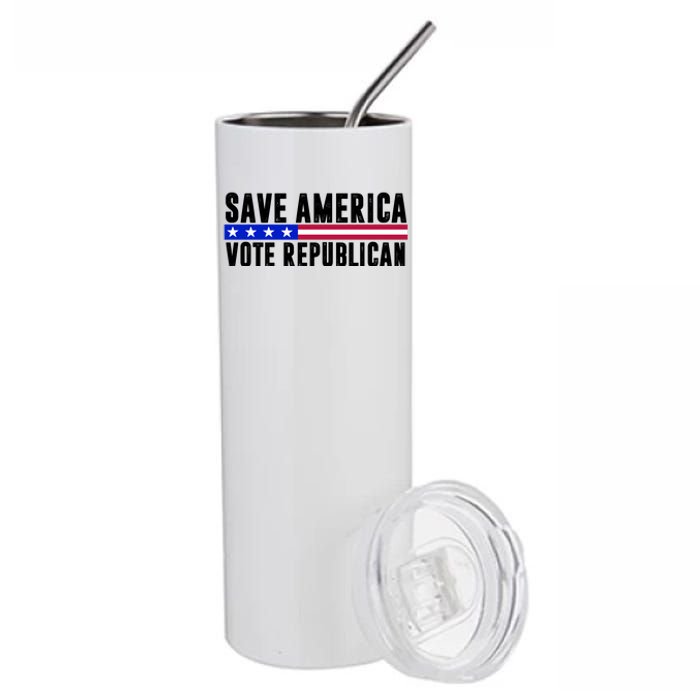 Save America Vote Republican Vintage Stainless Steel Tumbler