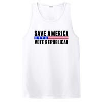 Save America Vote Republican Vintage PosiCharge Competitor Tank