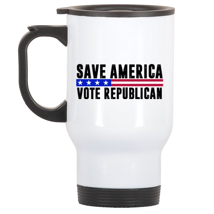 Save America Vote Republican Vintage Stainless Steel Travel Mug