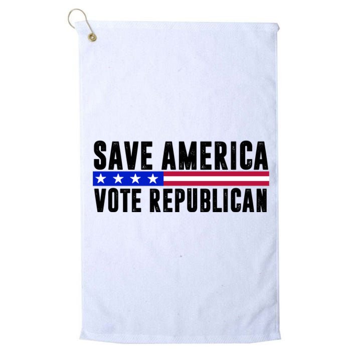 Save America Vote Republican Vintage Platinum Collection Golf Towel