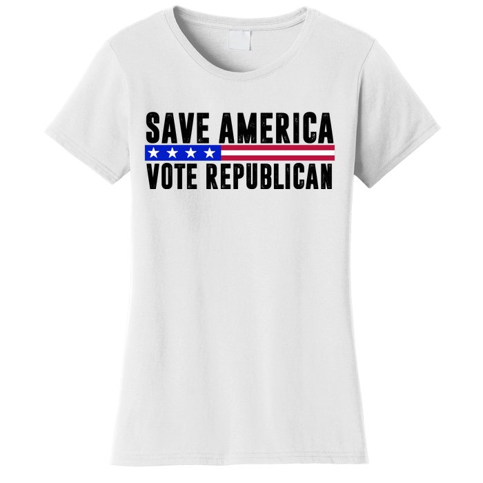 Save America Vote Republican Vintage Women's T-Shirt