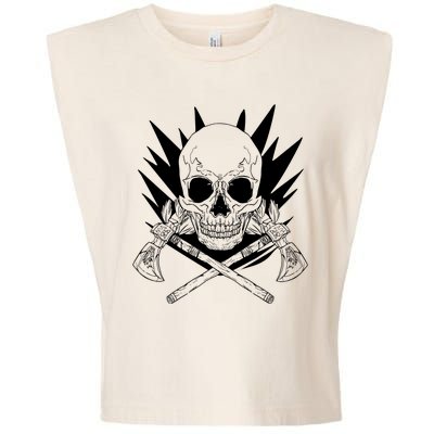 Skull Axe Vintage Garment-Dyed Women's Muscle Tee