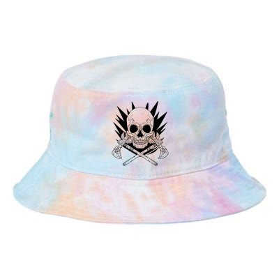 Skull Axe Vintage Tie Dye Newport Bucket Hat